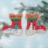 Набор для вышивания Mill Hill ST141611 Winter Fun Stocking (Зимние забавные чулки)