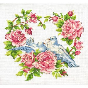 Многоцветница МКН 28-14 Любовь и голуби