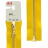 Riri 3000083/60/5339 Молния металлическая, разъемная, на атласной тесьме, 4 мм, 60 см, горчичный