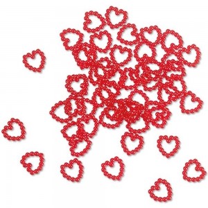 Efco 2487828 Набор декоративных элементов "Бусины в виде сердца"