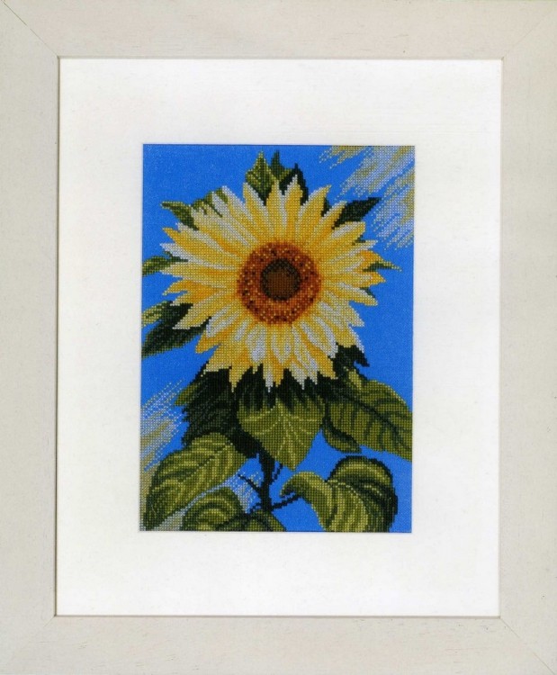 Набор для вышивания Lanarte PN-0008114 Sunflower on blue