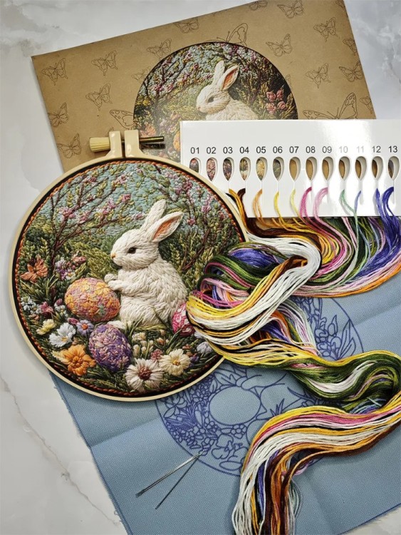 Набор для вышивания YoHobby yoli.111 Пасхальный заяц