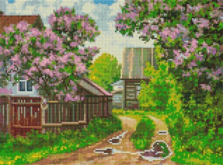Белоснежка 3451-ST-S Сирень у дороги