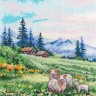Набор для вышивания М.П.Студия НВ-935 На альпийских лугах Набор для вышивания М.П.Студия НВ-935 На альпийских лугах