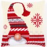 Набор для вышивания Vervaco PN-0156877 Подушка "Рождественский эльф"