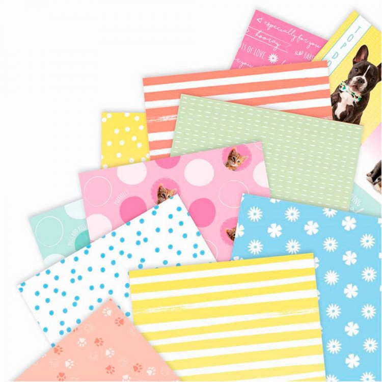Docrafts PMA160253 Набор бумаги для скрапбукинга "Paws for Thought", А5 (21 х 14,8), 26 листов