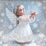 Набор для вышивания Larkes Н3663 Снежинка 2