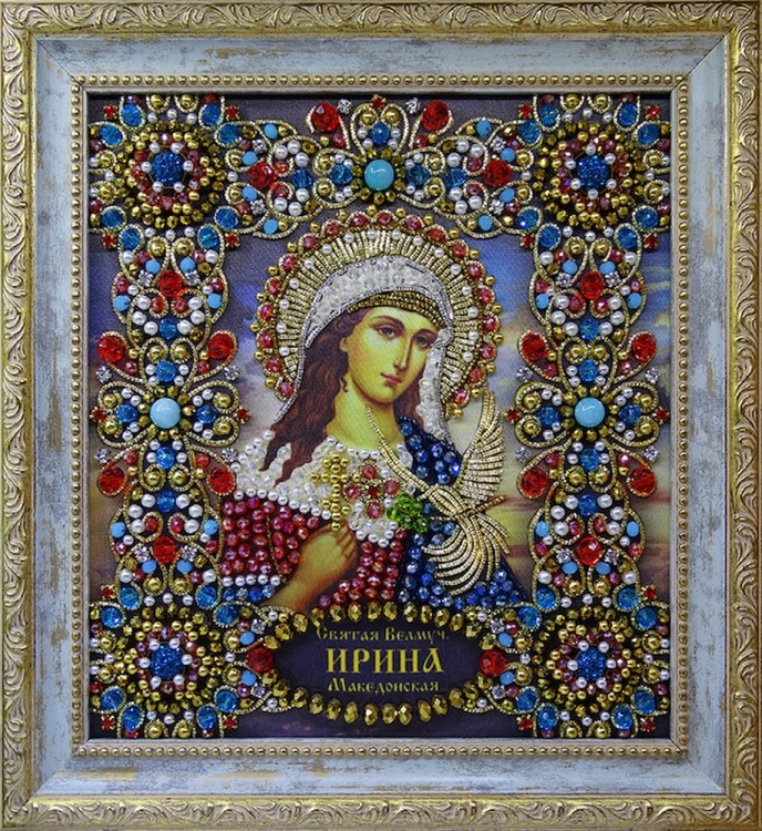 Набор для вышивания Хрустальные грани Ии-2 Образ Святой Ирины Македонской
