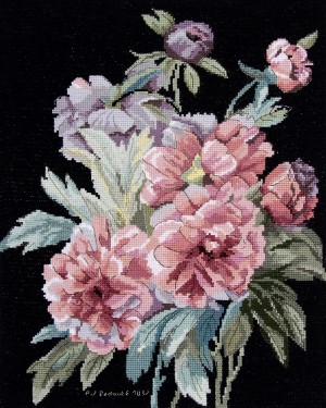 DMC BK1972 P.J. Redoute - Peony Branches (Пьер Жозеф Редут - Пионы)
