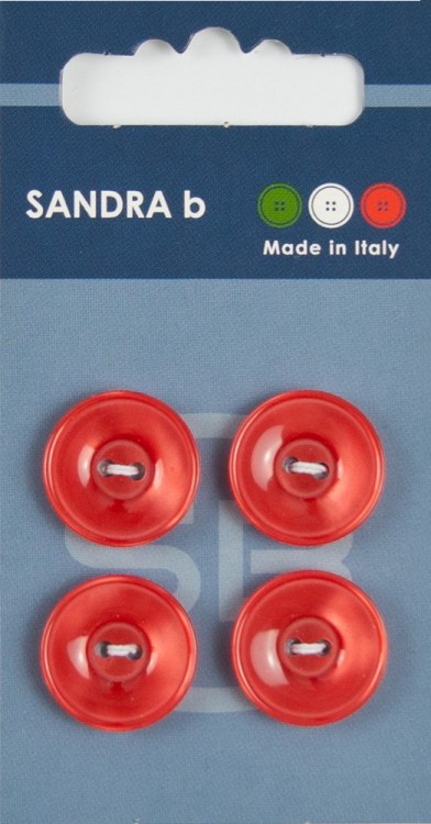 Sandra CARD050 Пуговицы, красный