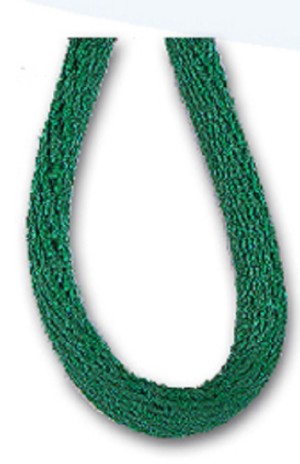 SAFISA P00462-2мм-25 Шнур атласный мини-рулон, 2 мм, цвет зеленый