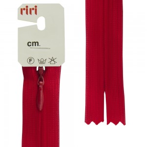 Riri 6010917/60/2407 Молния потайная, неразъемная, 4 мм, 60 см, красный