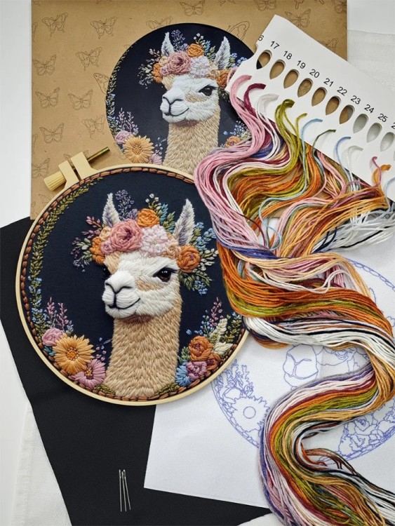 Набор для вышивания YoHobby yoli.112 Лама