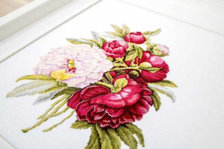 Набор для вышивания Luca-S B2354 Букет пионов