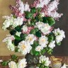 Набор для вышивания Каролинка КЛ(Н)-3039 Белые розы и сирень