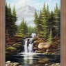 Алмазная живопись АЖ-1685 Бурный водопад