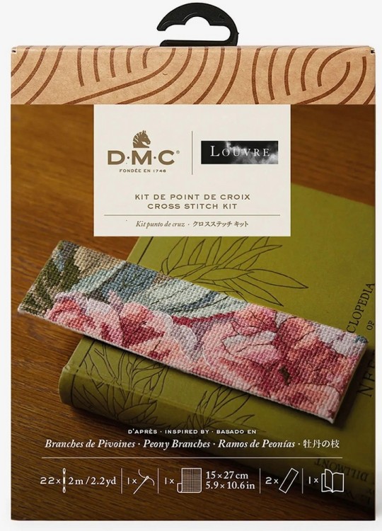 Набор для вышивания DMC BK1974 P.J. Redoute - Peony Branches (Пьер Жозеф Редут - Пионы)